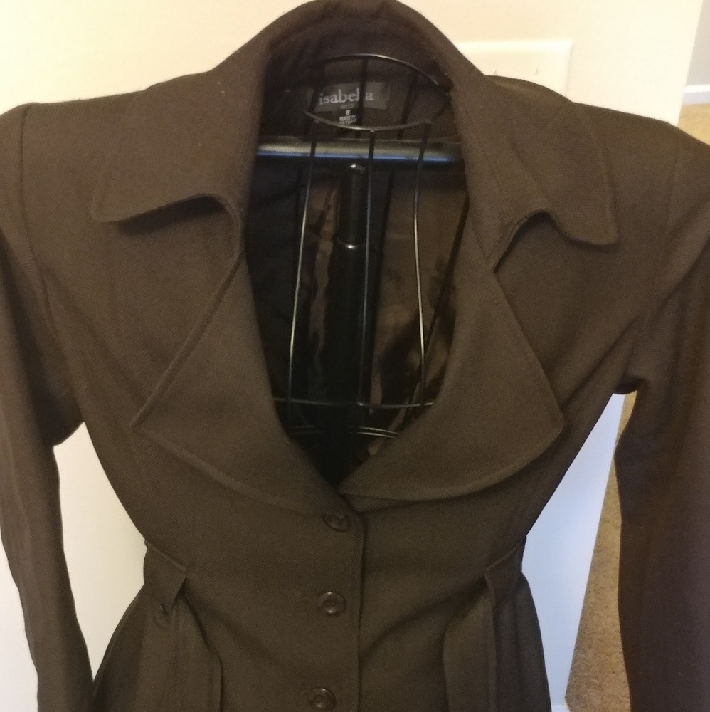 Dark Brown Dress/Pea Coat